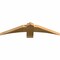 Ekena Millwork Bellingham Rough Sawn Timber Gable Bracket, Western Red Cedar, 36"W x 9"H x 2"D x 4"F, 6/12 Pitch GBW036X09X0204BEL00RWR - alternate 3